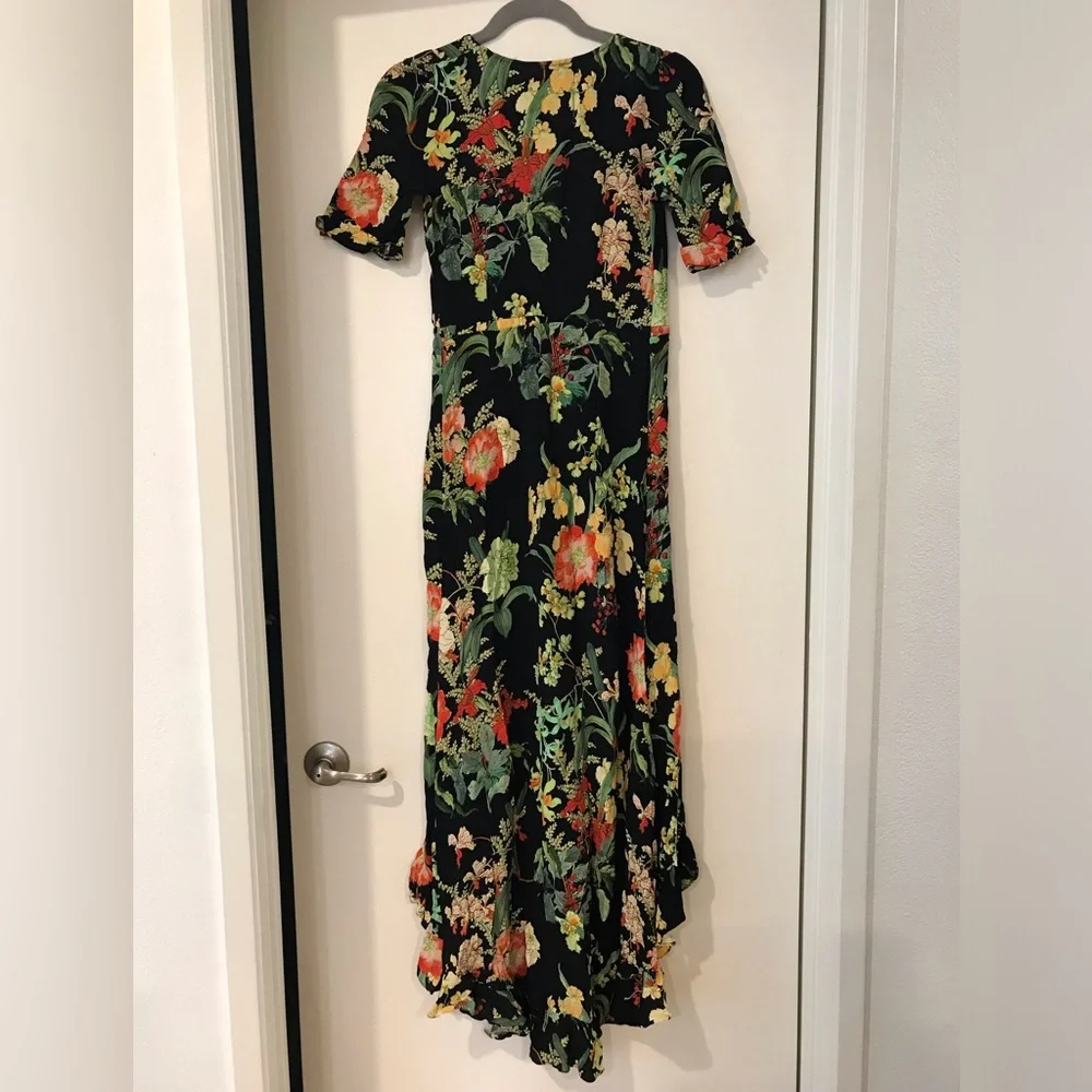 Zara floral maxi dress SZ S